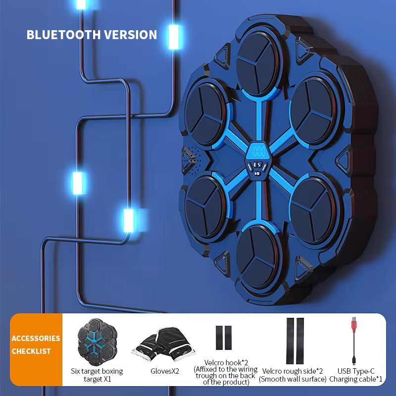 Smart Bluetooth Music Boxing Machine Fighting Fitness Home Boxing Wall Target Boxing Trainer Boxing Accessories Decompression